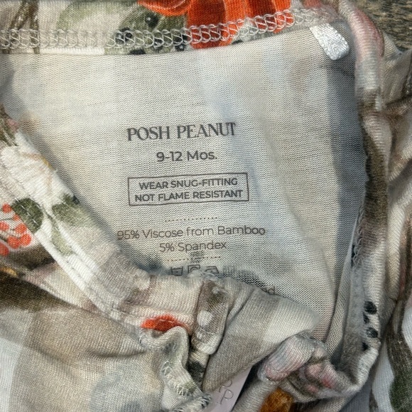 Posh Peanut “Winnie” Ruffled Footie - Picture 2 of 5